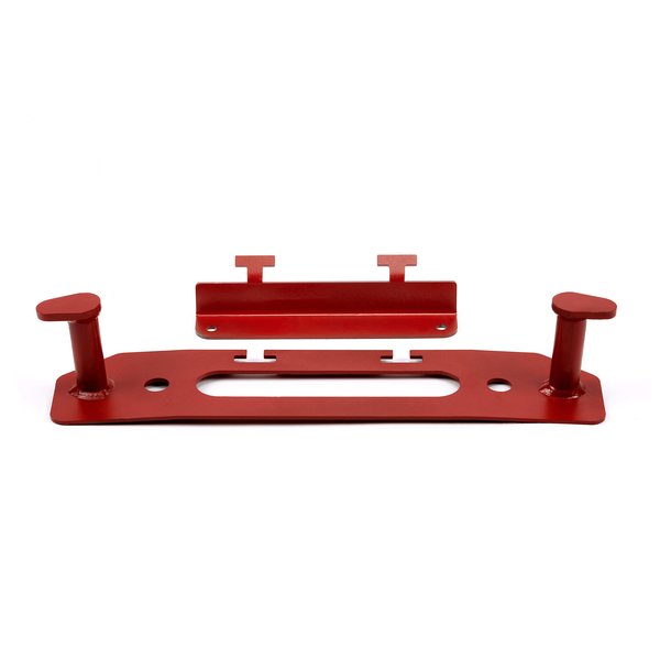 Warn Industries WINCH MOUNT ACCESSORIES, JL FAIRLEAD BACKING PLATE RED 102300